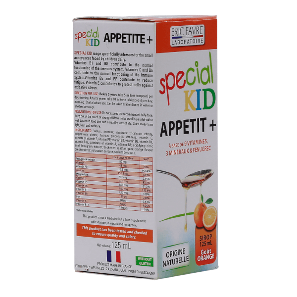 Siro ăn ngon, tiêu hóa tốt Special Kid Appetit+ cho bé (125ml)