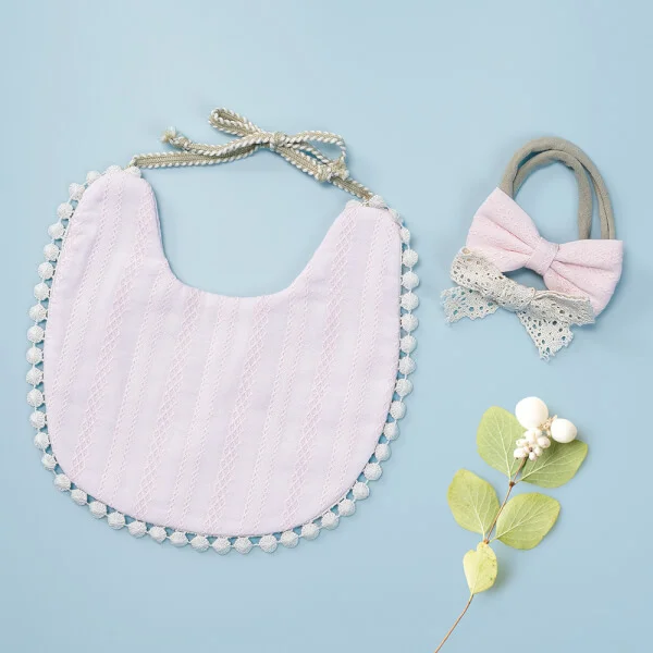 Set yếm và nơ sơ sinh Animo I1221016 (NB,nhiều màu)