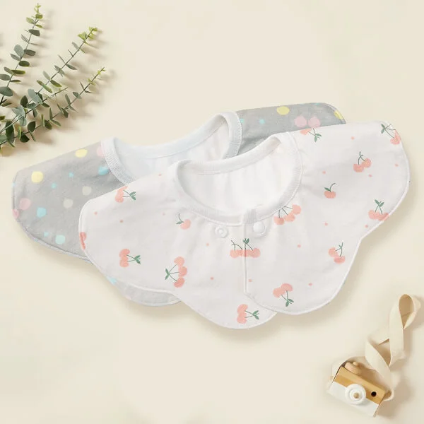 Set 2 yếm sơ sinh Animo I1221026 (NB,nhiều màu)