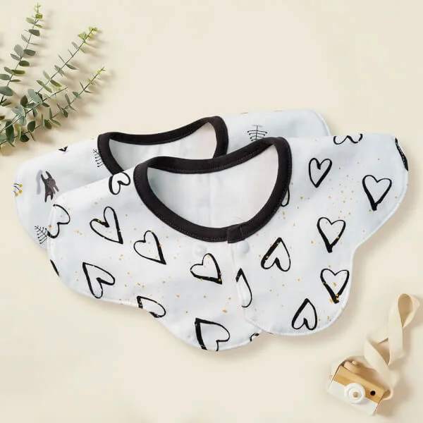 Set 2 yếm sơ sinh Animo I1221025 (NB,nhiều màu)