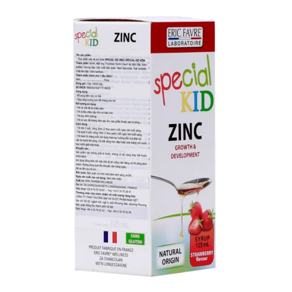Siro bổ sung kẽm, tăng cường đề kháng Special Kid Zinc cho bé (125ml)