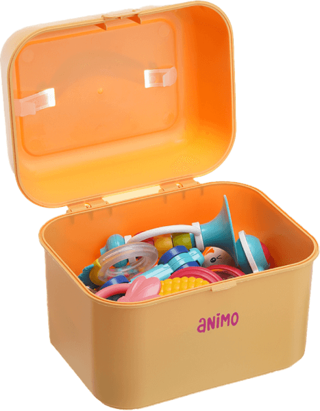 Bộ gặm nướu xúc xắc 10 món Animo CY266995