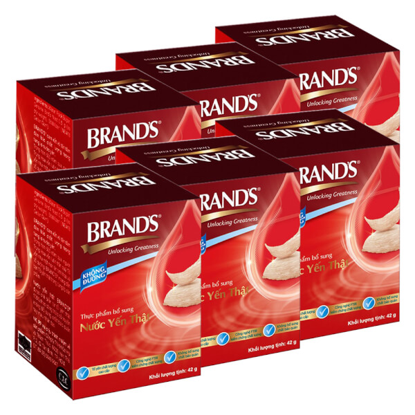 Combo 6 Nước yến thật Brand