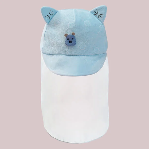 Nón lưỡi trai khăn voan Animo A2109_MN046 (0-12M,Xanh)