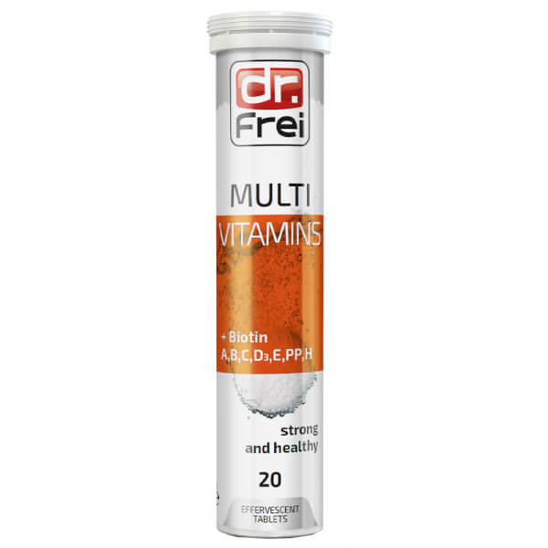 Combo 2 Viên sủi bổ sung Vitamin và Biotin Dr Frei Multi Vitamins