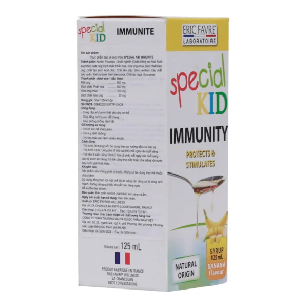 Combo 2 Siro tăng cường sức đề kháng cho trẻ Special Kid Immunite (125ml)