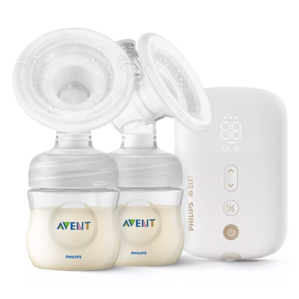 Combo 1 Máy hút sữa điện đôi Philips Avent Eureka Plus & 1 Túi cho mẹ Bellotte Y20010A (chấm bi)