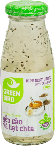 Nước uống bổ dưỡng yến sào và hạt chia Green Bird