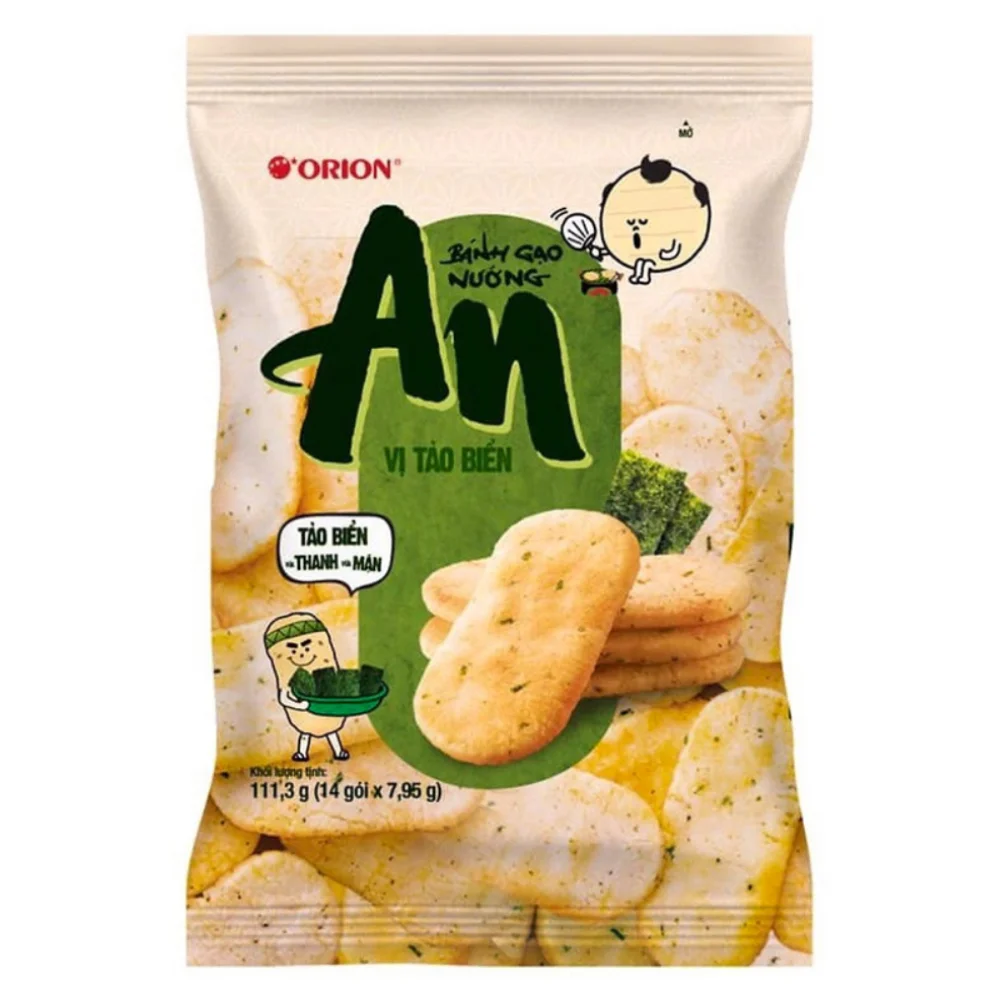 Bánh Gạo An vị tảo (bịch 14 gói)