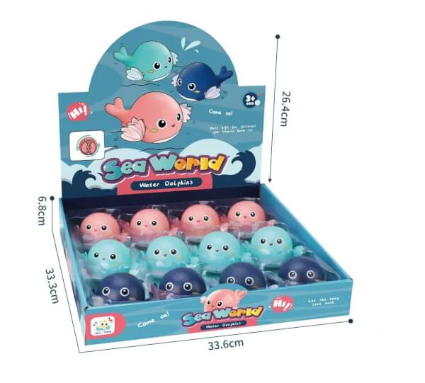 Đồ chơi nhà tắm cá heo vặn cót đáng yêu (1 con)