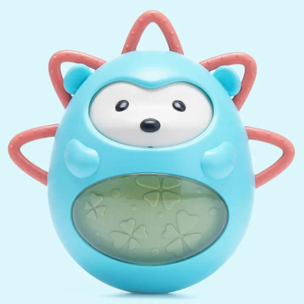 Lật đật hình con nhím Animo có nhạc chuông CY306279 (Xanh)