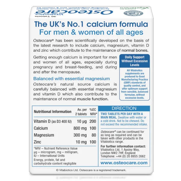 Thực phẩm bảo vệ sức khỏe OSTEOCARE Tablets