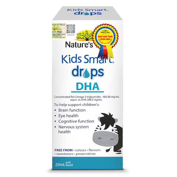 Thực phẩm bảo vệ sức khỏe Nature's Way Kids Smart Drops DHA (20ml)