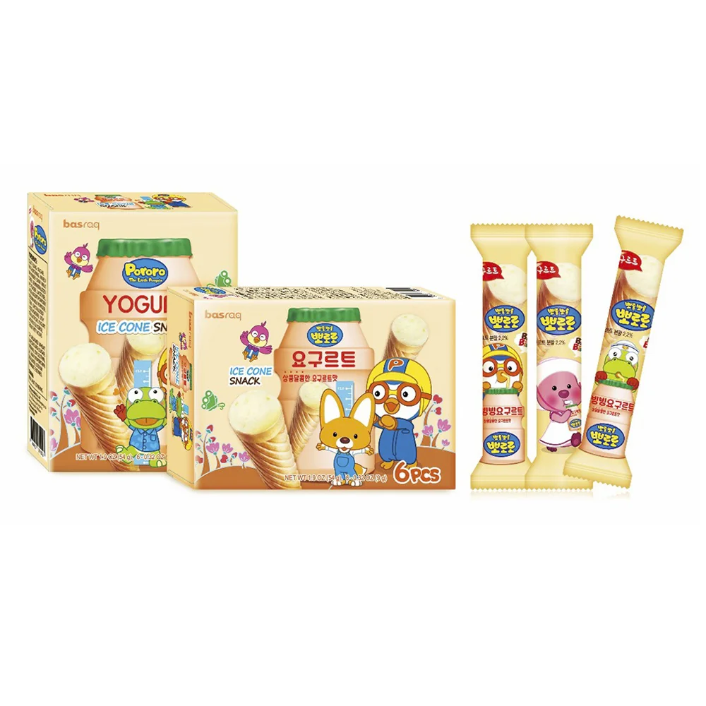 Bánh kem ốc quế Pororo vị sữa chua (54g)