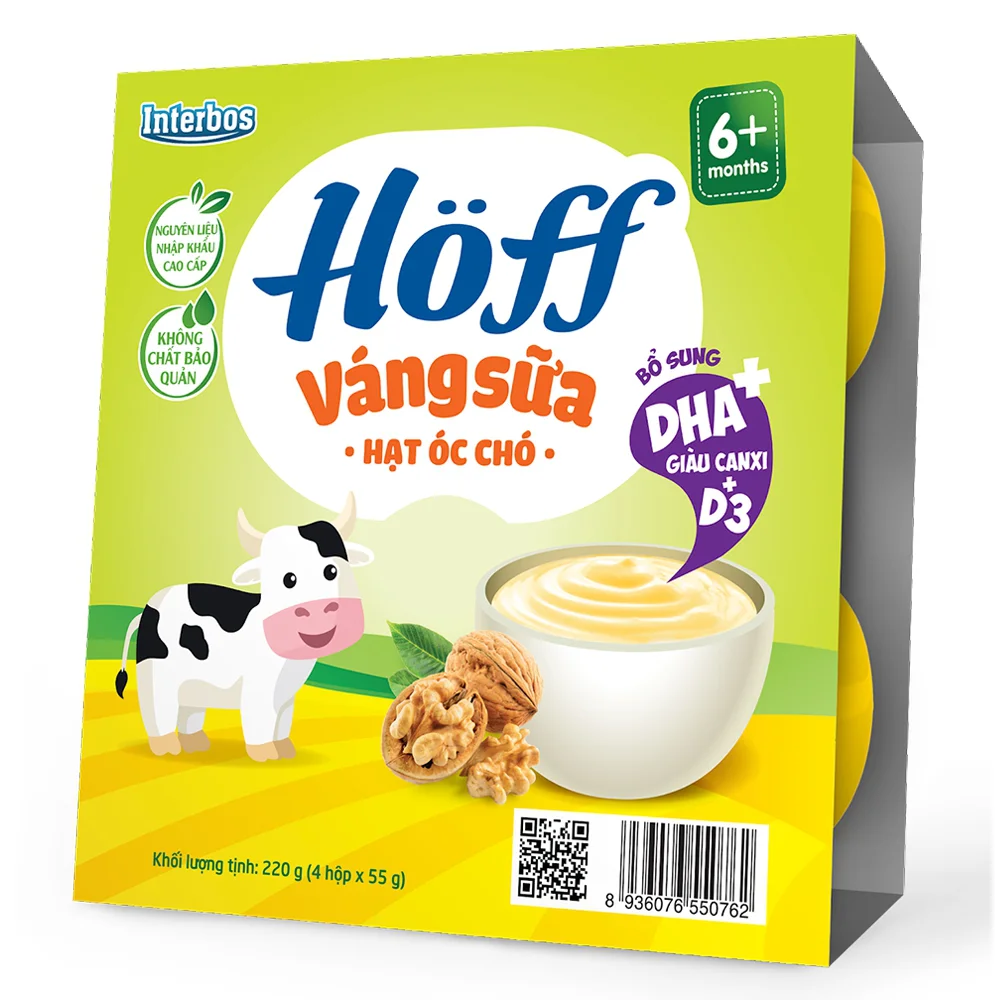 Váng sữa hạt Óc chó Hoff (Giao mẫu ngẫu nhiên)