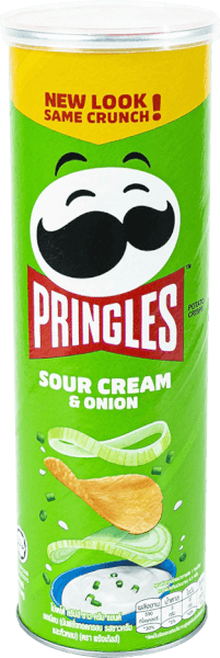 Khoai tây chiên Pringles vị kem và hành 107g