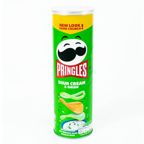 Khoai tây chiên Pringles vị kem và hành 107g
