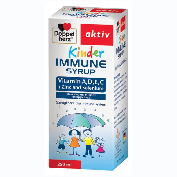 Combo 2 Siro tăng cường miễn dịch cho bé Kinder Immune Syrup