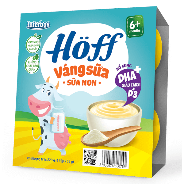 Combo 12 lốc Váng sữa HӦff - Sữa non