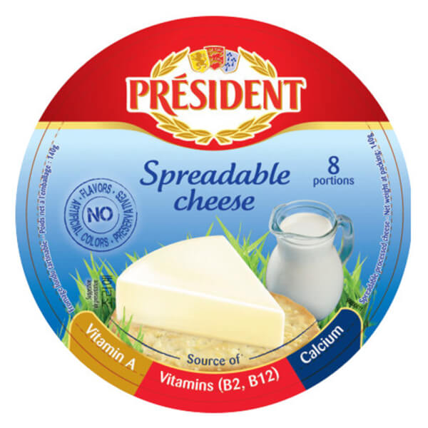 Combo 12 Thực phẩm bổ sung: Phô mai Fromage Fondu hiệu President