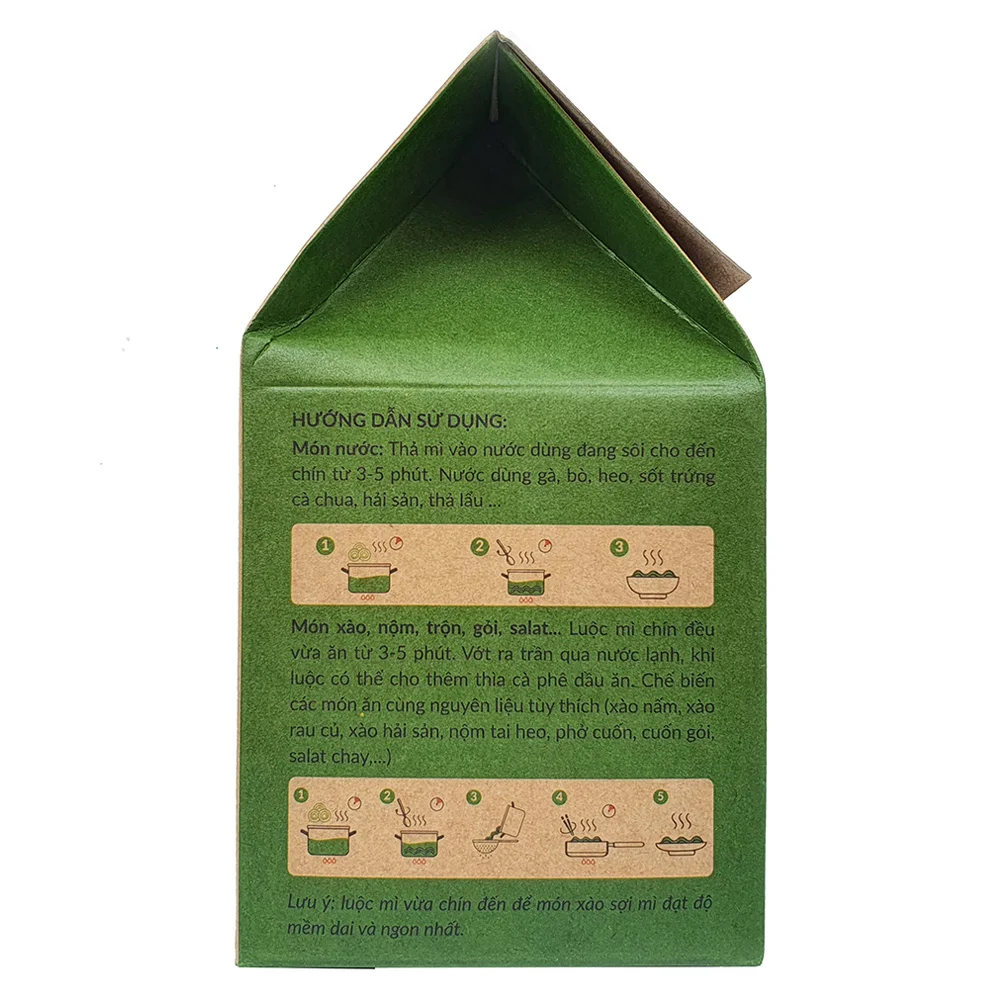 Combo 2 Mì cải bó xôi ăn dặm cho bé Anpaso 120g