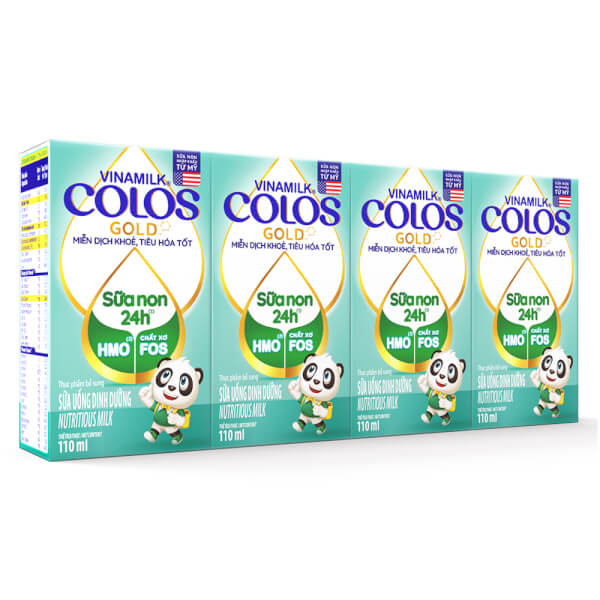 Combo 1.5 thùng Sữa uống dinh dưỡng Vinamilk ColosGold 110ml (Lốc 4 hộp)