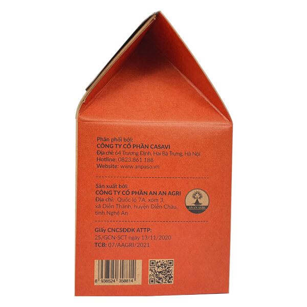 Mì bí đỏ ăn dặm cho bé Anpaso 120g