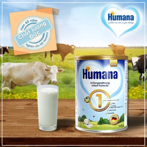 Sữa Humana Gold số 1 350g (0-6 tháng)