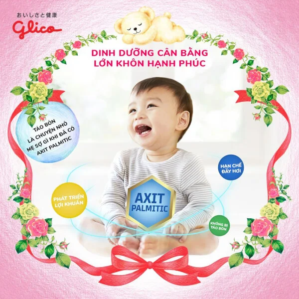 Sữa Glico Icreo số 0 800g - combo 2 lon (0-12 tháng)