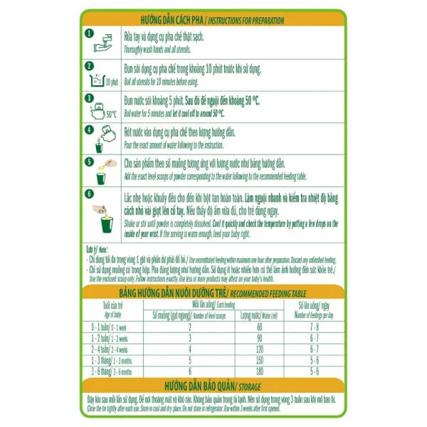 Sữa Vinamilk Organic Gold 1 850g (0-6 tháng)