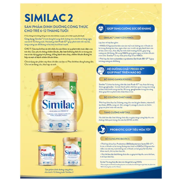 Sữa Similac 5G số 2 400g (6-12 tháng)