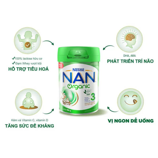 Sữa Nan Organic 1 900g (0-6 tháng)