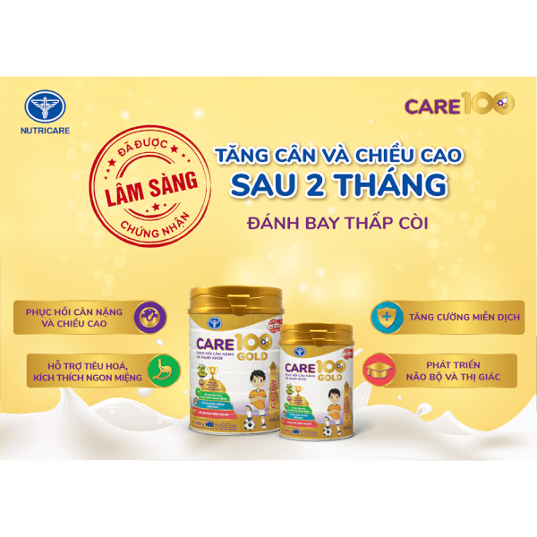 Combo 2 lon Care 100 Gold 900g