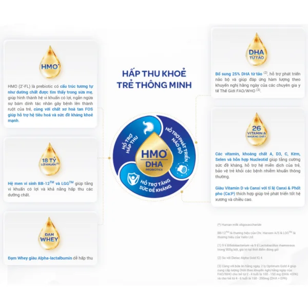 Sữa Vinamilk Optimum Gold 2 800g (6-12 tháng)