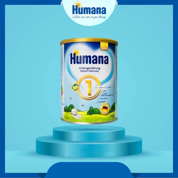 Combo 2 lon Sữa Humana Gold số 1 350g (0-6 tháng)