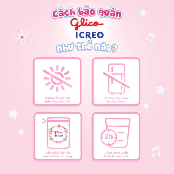 Combo 2 Sữa Glico Icreo số 1 820g (9-36 tháng)