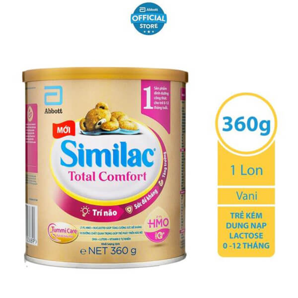 Combo 4 lon Sữa Similac Total Comfort 1 (HMO) 360g (0-12 tháng)