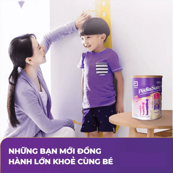 Combo 3 Thực phẩm dinh dưỡng y học cho trẻ 1-10 tuổi: Pediasure vani 1.6kg