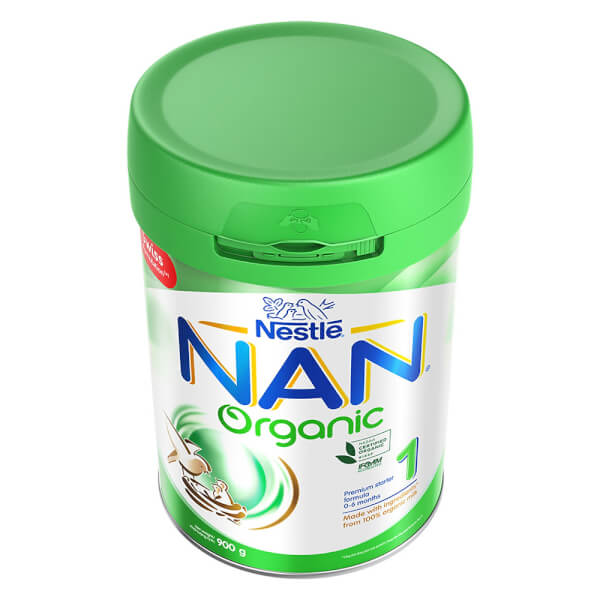 Combo 3 lon Sữa Nan Organic 1 900g (0-6 tháng)
