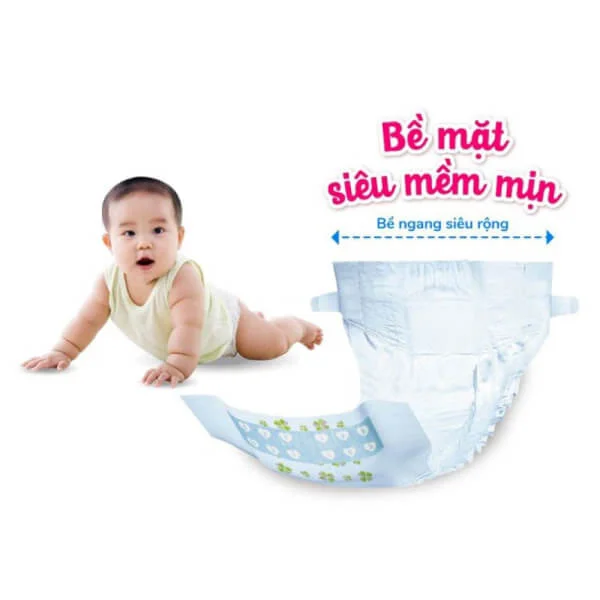 Combo 3 gói Bỉm tã dán Genki size Newborn 44 miếng (dưới 5kg)