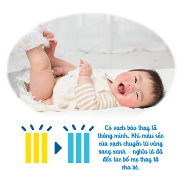 Combo 3 gói Bỉm tã dán Genki size Newborn 44 miếng (dưới 5kg)