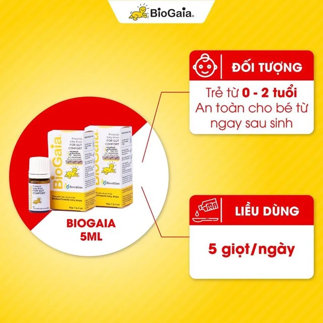 Thực phẩm bảo vệ sức khỏe BioGaia Protectis baby drops