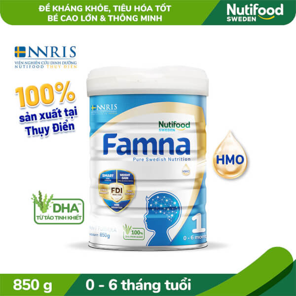 Sữa Famna Số 1 850g (0-6 tháng tuổi)