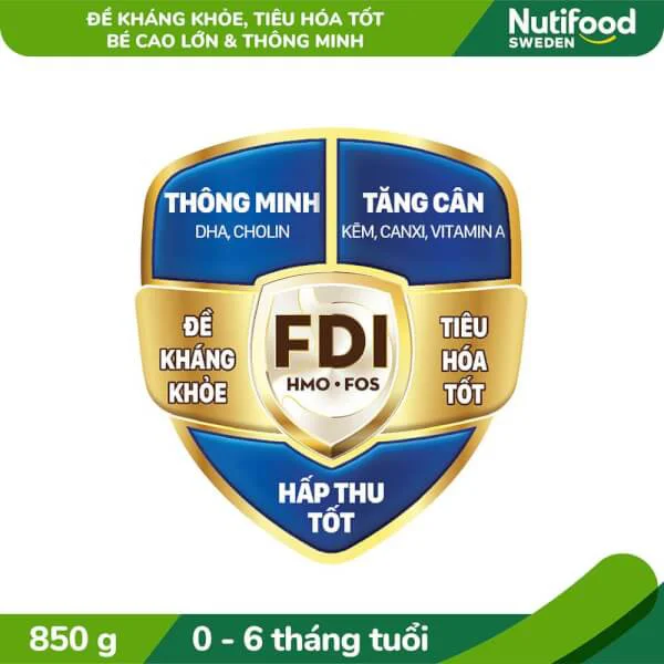 Sữa Famna Số 1 850g (0-6 tháng tuổi)