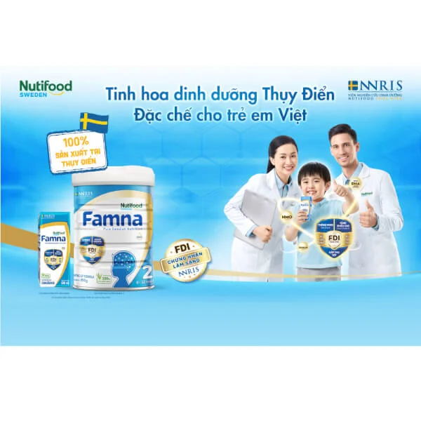 Sữa Famna Số 2 850g (6-12 tháng tuổi)