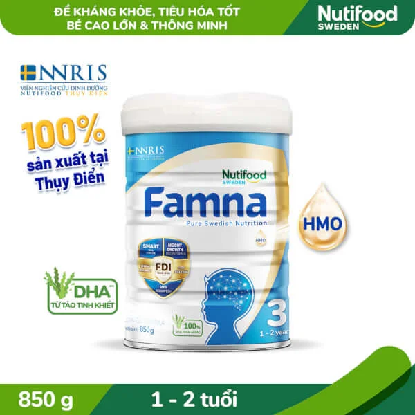 Sữa Famna Số 3 850g (1-2 tuổi)