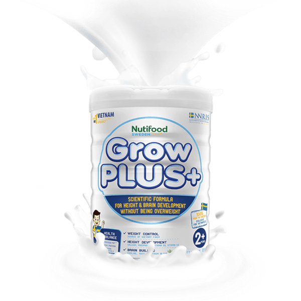 Combo 3 Sữa GrowPLUS+ Trắng 850g (từ 2 tuổi)