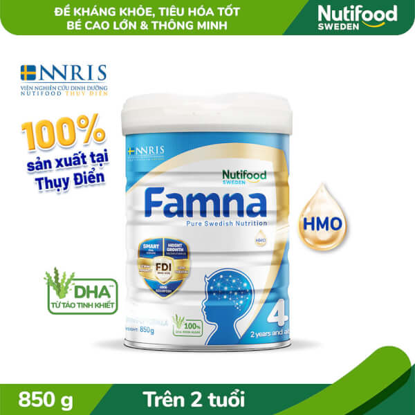 Combo 3 Sữa Famna Số 4 850g (từ 2 tuổi)