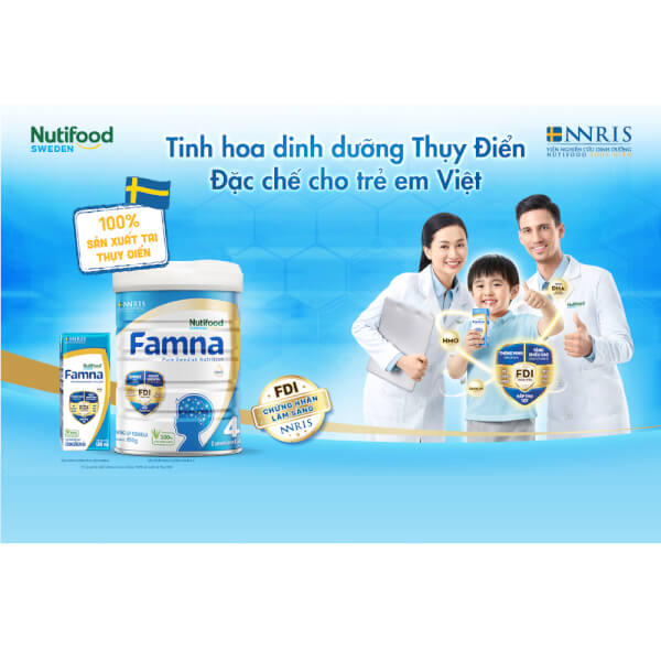 Combo 3 Sữa Famna Số 4 850g (từ 2 tuổi)