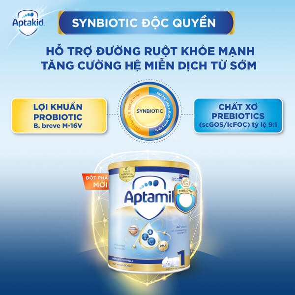 Combo 3 Sữa Aptamil số 1 900g (0-12 tháng)